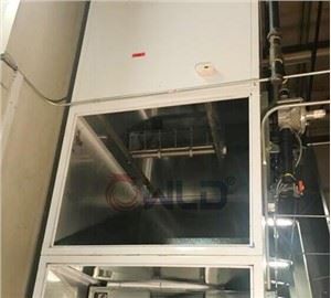 Sprej kabina s izravnim plamenik vatre